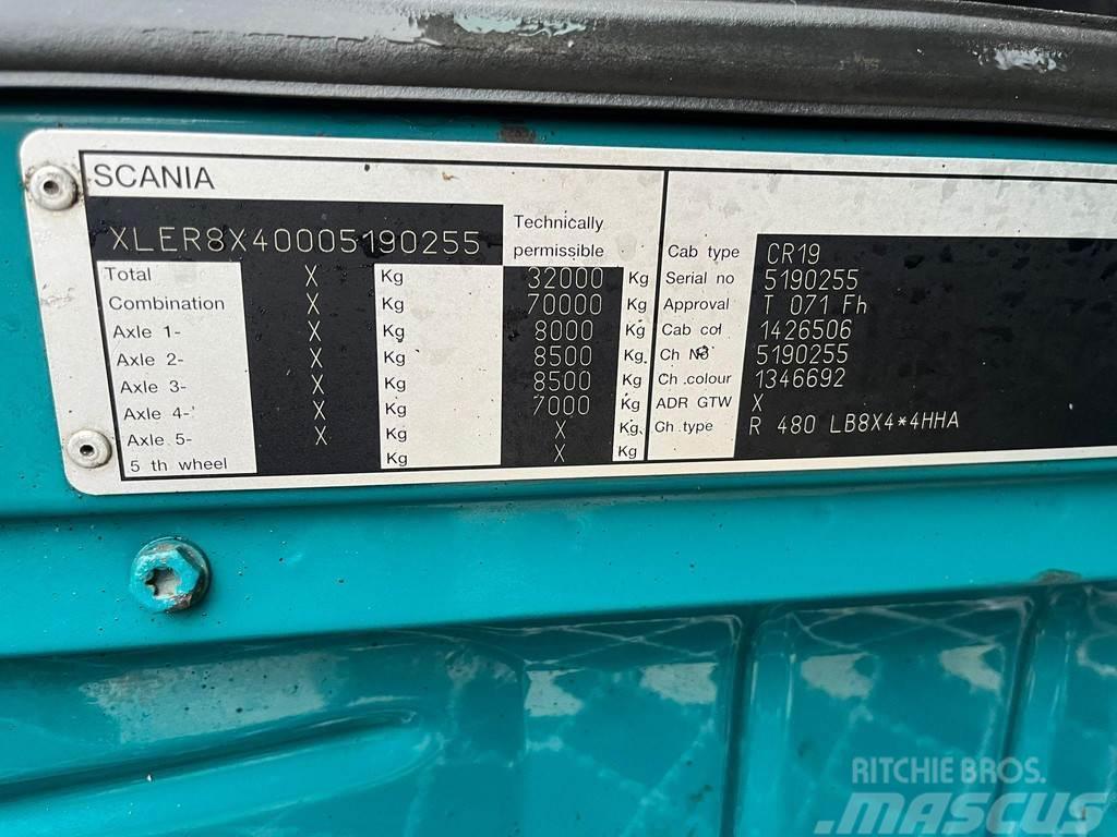 Scania R 480 8x4*4 JOAB L24 / 5690mm Konksliftveokid
