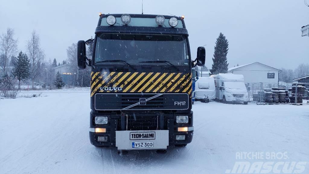 Volvo FH12 + HMF 2820K4 JIB Kraanaga veokid