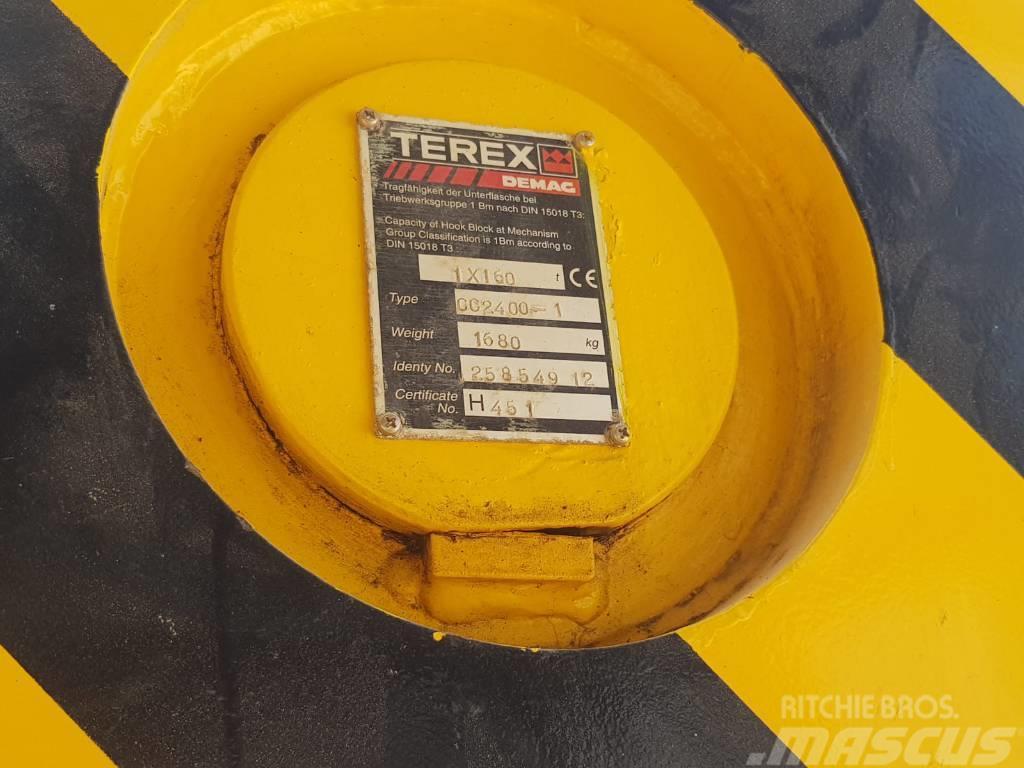 Terex Demag CC2400-1 Roomikkraanad