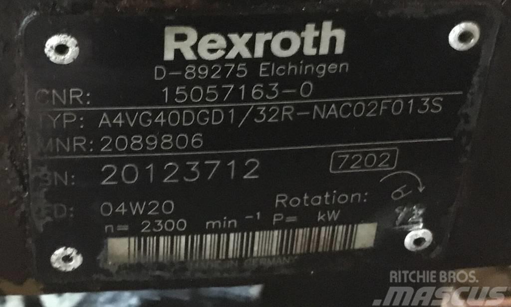 Rexroth A4VG40R Hüdraulika