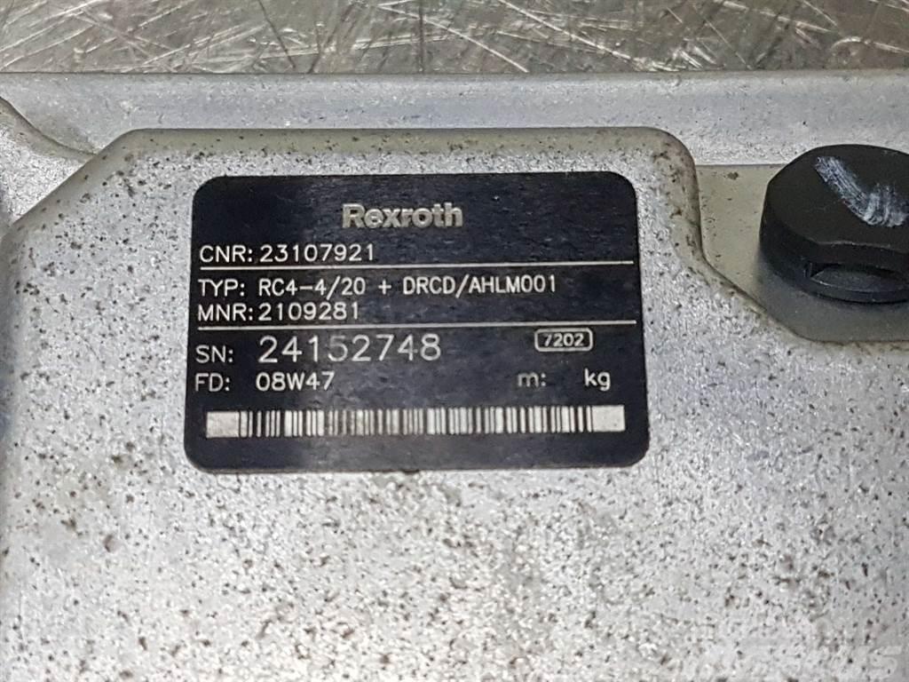 Ahlmann AZ150E-23107921-Rexroth RC4-4/20+DRCD-Control unit Elektroonikaseadmed