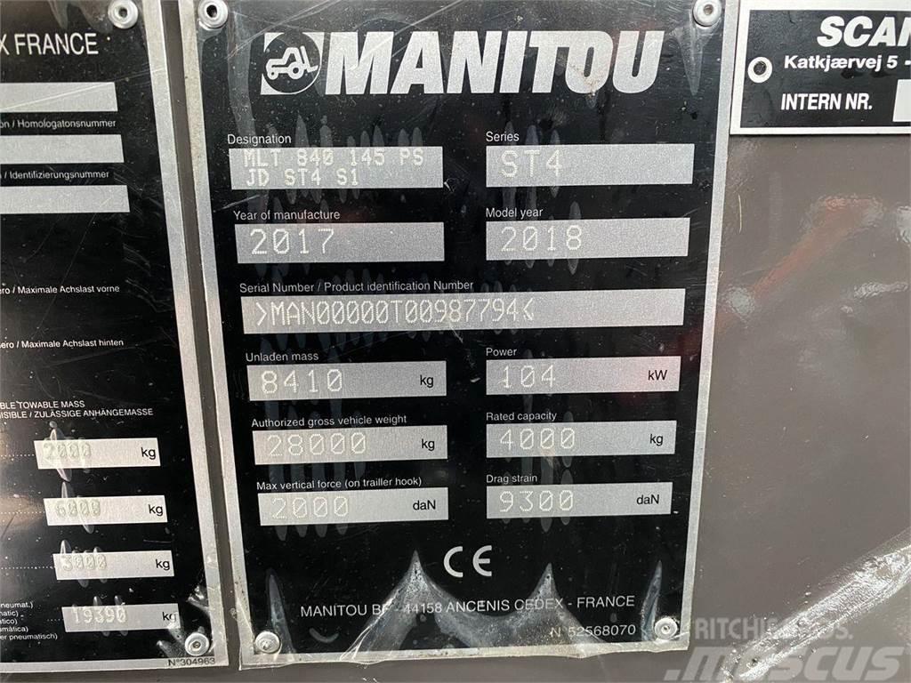 Manitou MLT840-145PS ELITE Põllumajanduslikud teleskoopkäitlejad