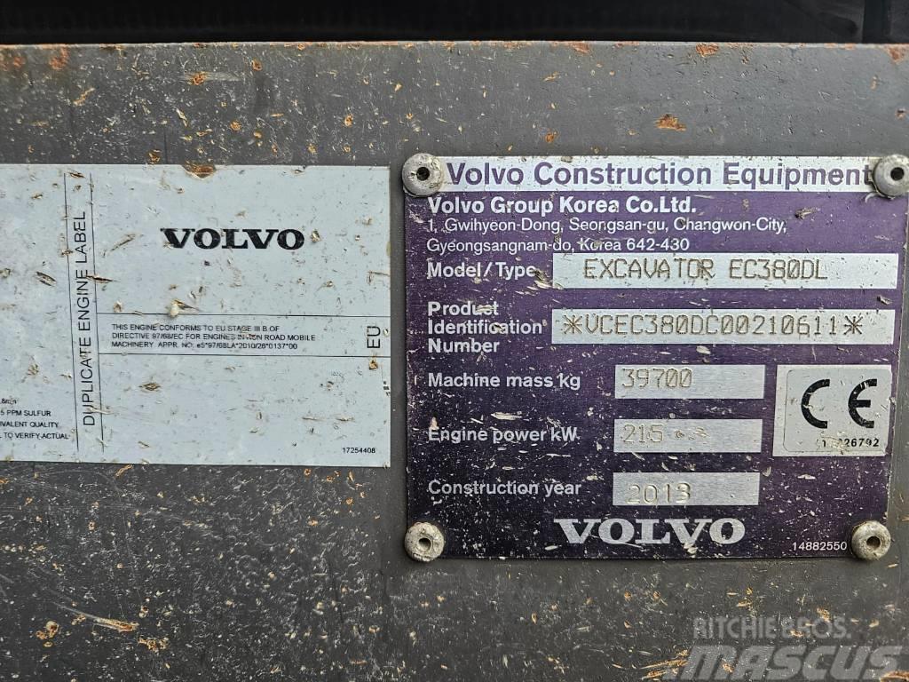 Volvo EC380DL / ec360, ec460, ec480 Roomikekskavaatorid