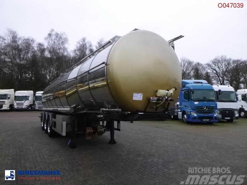 Dijkstra Chemical tank inox L4BH 37.5 m3 / 1 comp Tsistern poolhaagised