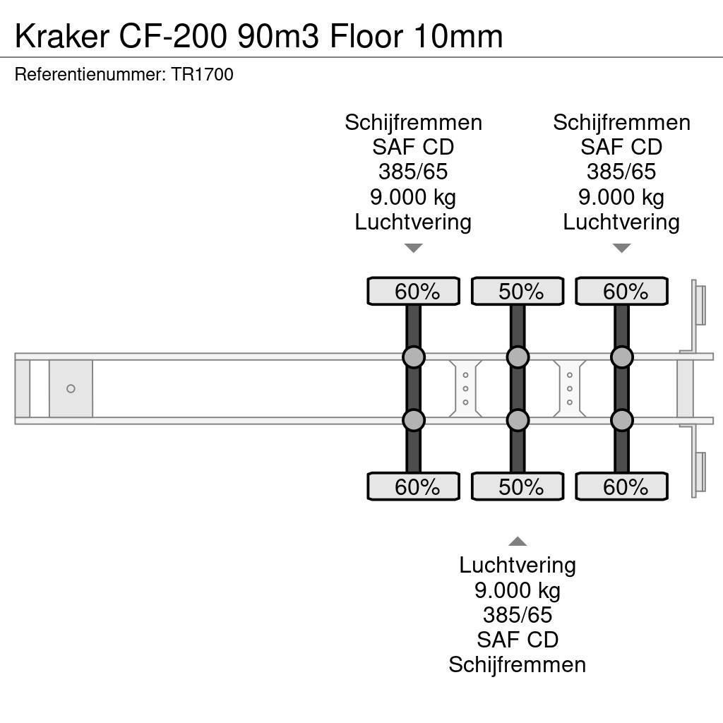Kraker CF-200 90m3 Floor 10mm Liikuvpõrand poolhaagised
