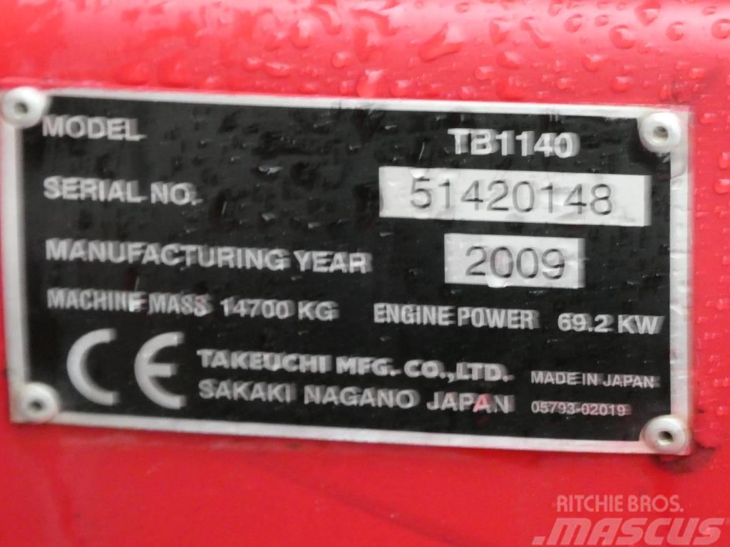 Takeuchi TB1140 + Palfinger PK 7501 + ENGCON Roomikekskavaatorid