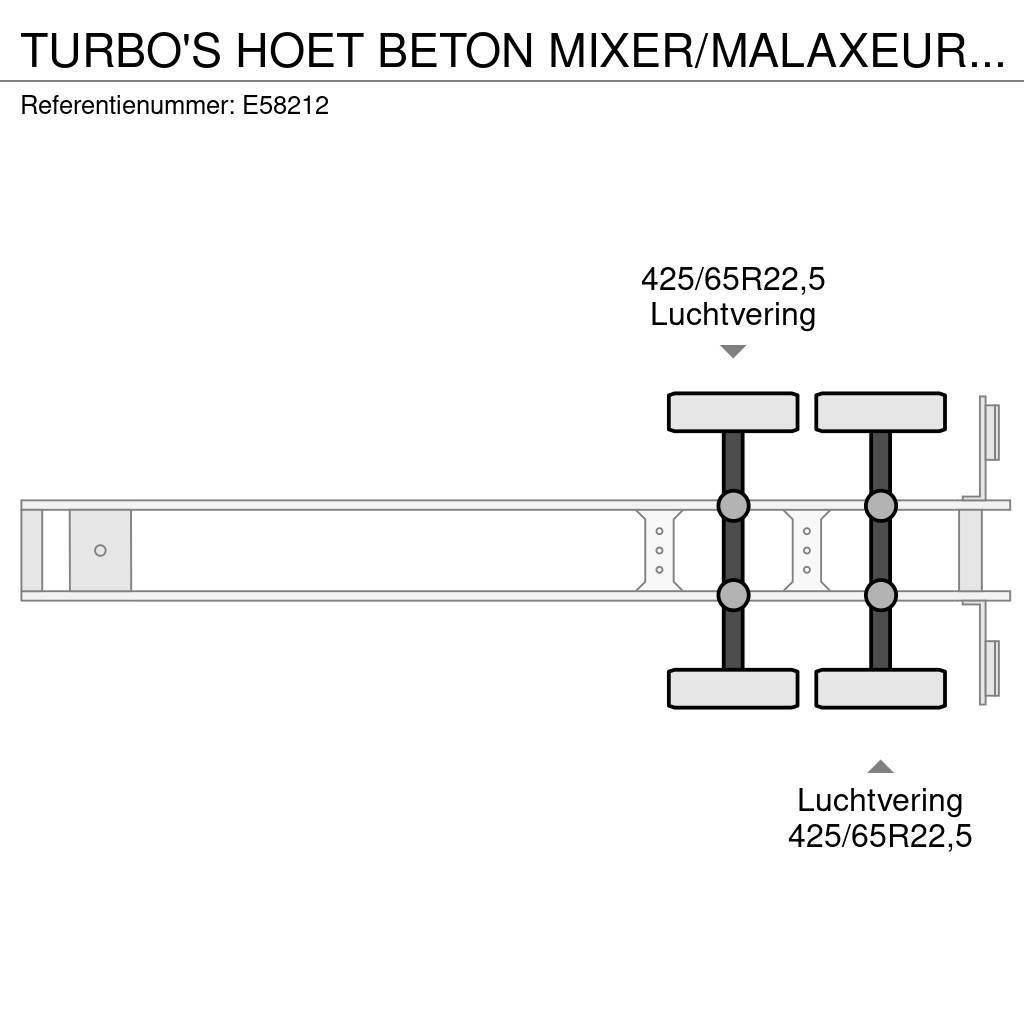  TURBO'S HOET BETON MIXER/MALAXEUR/MISCHER 10M3 +MO Muud poolhaagised