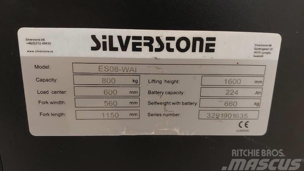 Silverstone ledestabler med initialløft 1,6 m løftehøyde Järelkäidavad virnastajad