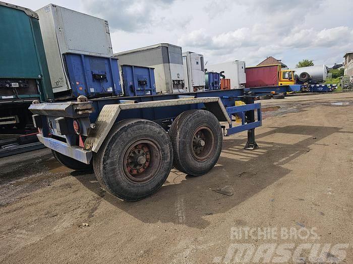 Krone 2 axle | 20 ft container chassis | steel suspensio Konteinerveo poolhaagised