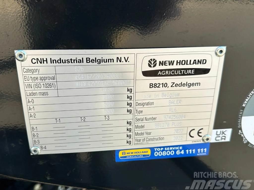 New Holland Bigbaler 1270 Plus bj 2022 met 3000 balen Silokombainid