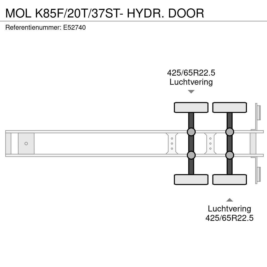 MOL K85F/20T/37ST- HYDR. DOOR Kallur-poolhaagised