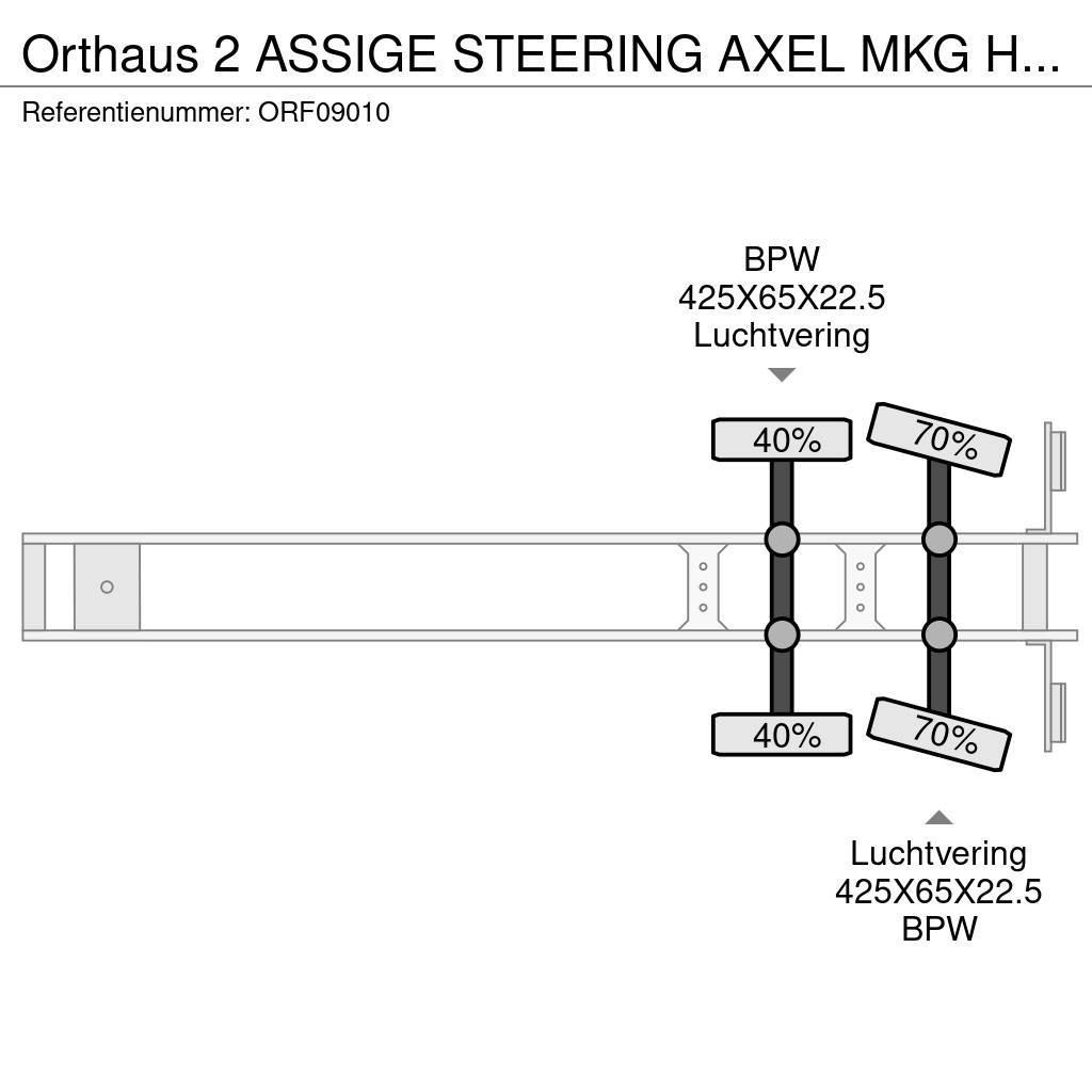 Orthaus 2 ASSIGE STEERING AXEL MKG HLK 330 VG CRANE Madelpoolhaagised