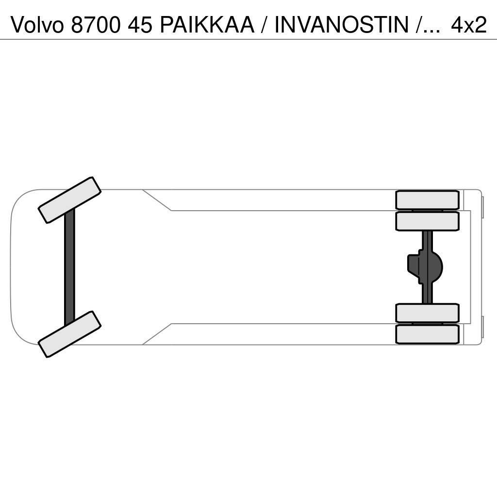 Volvo 8700 45 PAIKKAA / INVANOSTIN / EURO 5 Linnadevahelised bussid