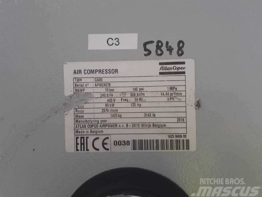 Atlas Copco Compresseur à vis (GA90) Puhurid