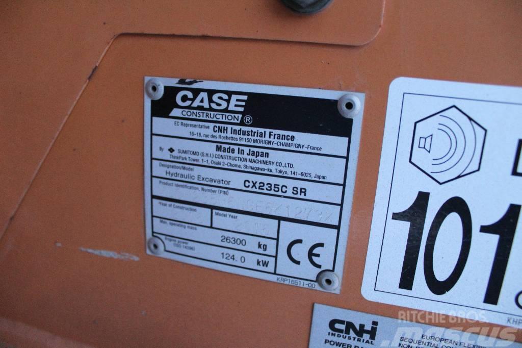 CASE CX 235 C SR Roomikekskavaatorid