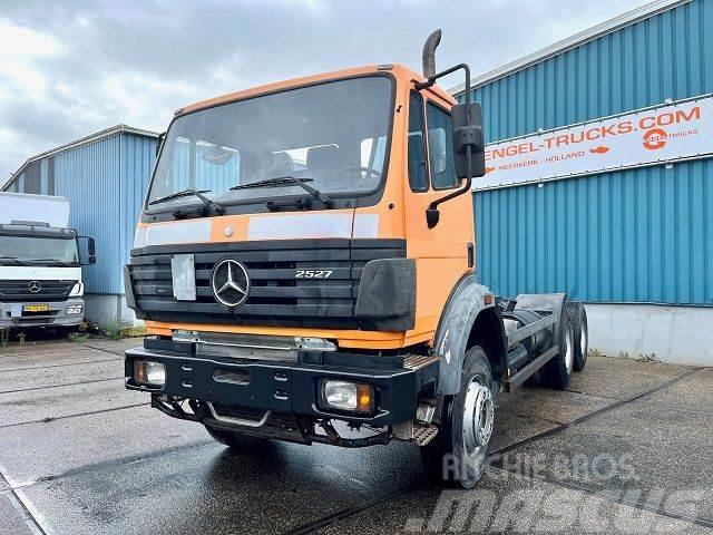 Mercedes-Benz SK 2527 K 6x4 FULL STEEL CHASSIS (MANUAL GEARBOX / Raamautod