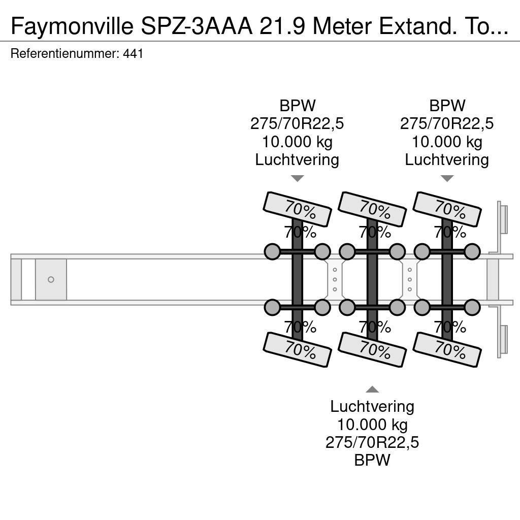 Faymonville SPZ-3AAA 21.9 Meter Extand. Total lenght: 35.5 met Madelpoolhaagised