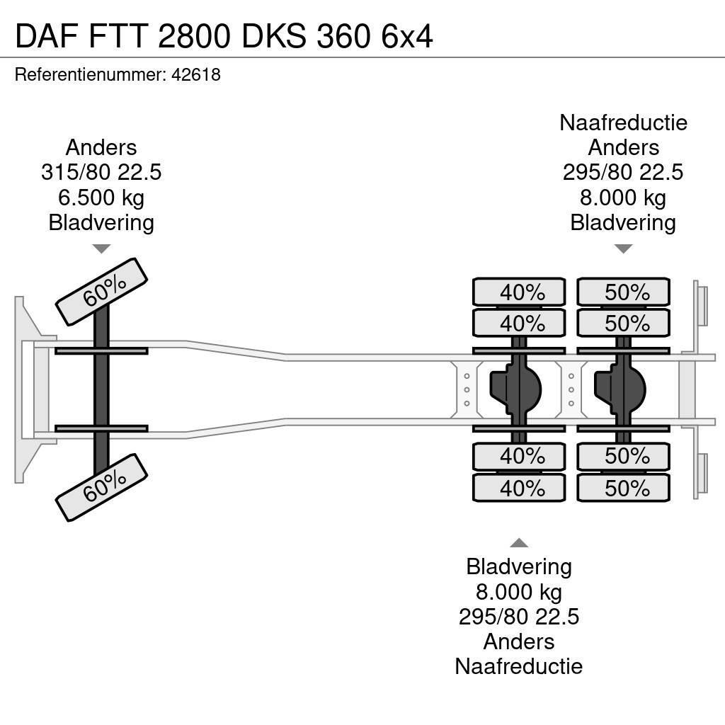 DAF FTT 2800 DKS 360 6x4 Puksiirid