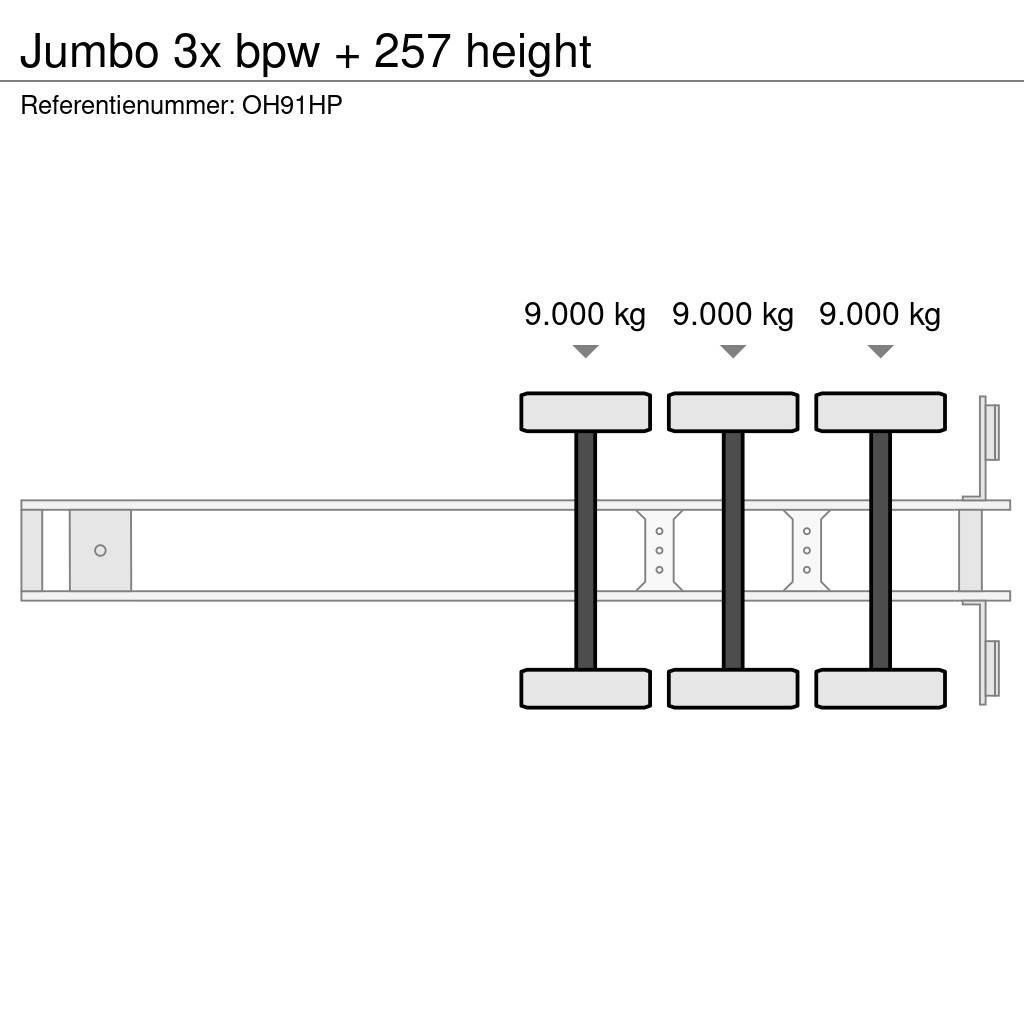 Jumbo 3x bpw + 257 height Tentpoolhaagised