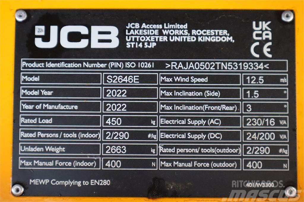 JCB S2646E Valid inspection, *Guarantee! New And Avail Käärtõstukid