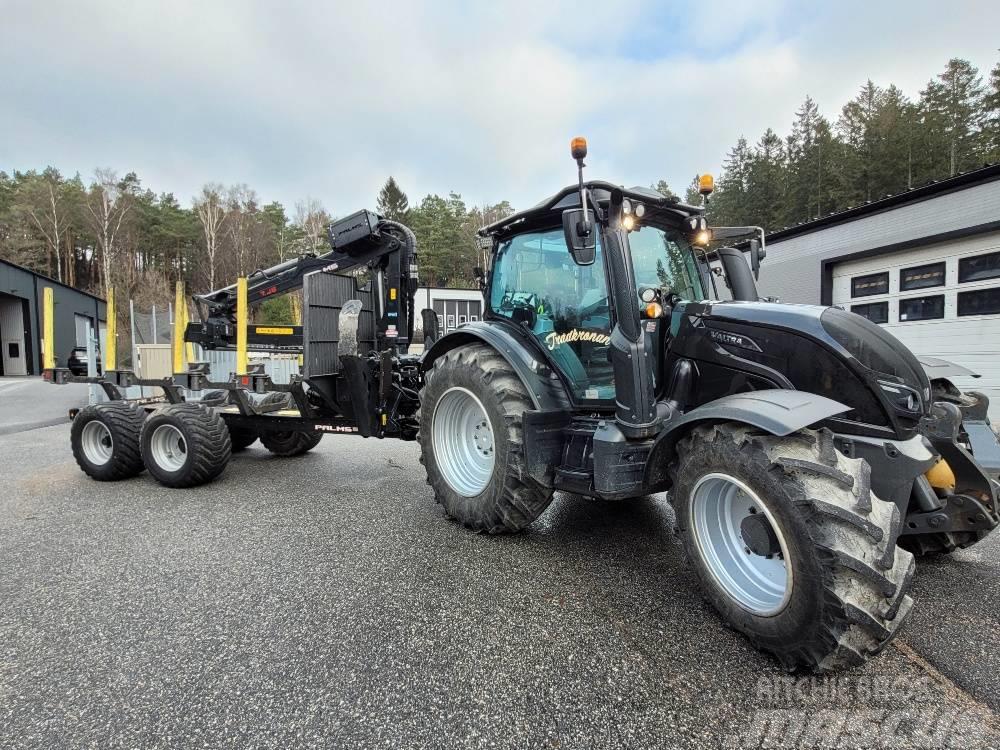 Valtra N 154 e Versu TwinTrac + Palms 13 U Metsatööks kohandatud traktorid