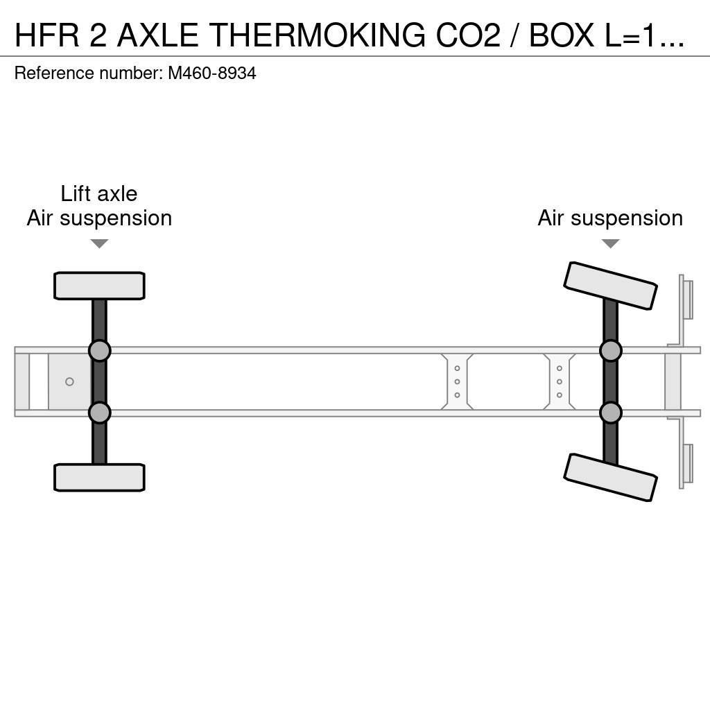 HFR 2 AXLE THERMOKING CO2 / BOX L=12699 mm Külmikpoolhaagised