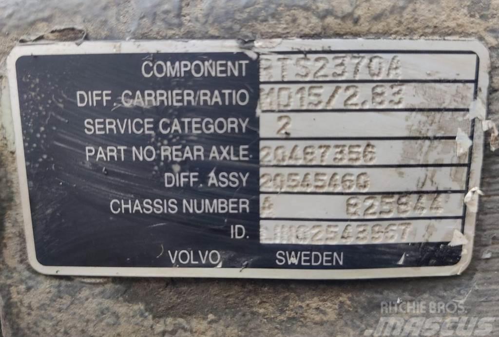 Volvo FH4 RTS2370A DRIVEN AXLE RAT 2.83 20487356, 205454 Sillad