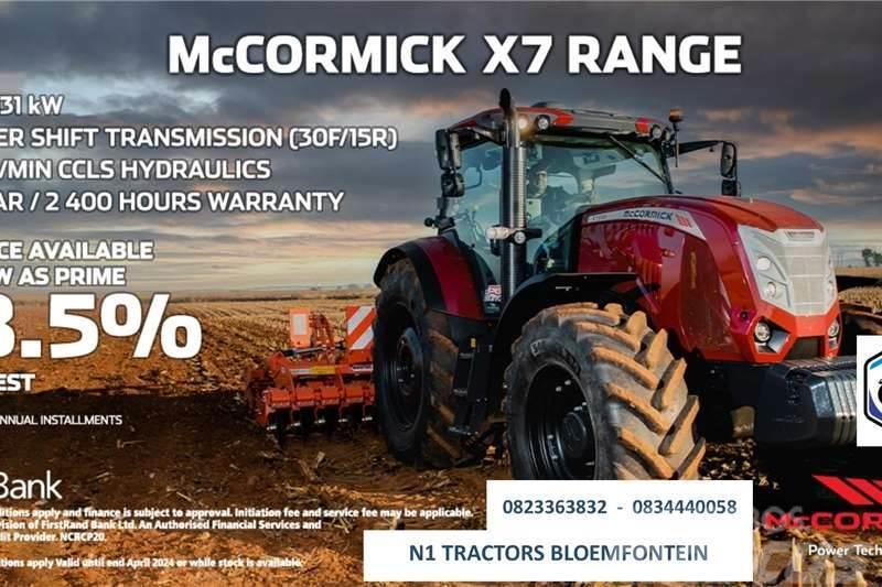 McCormick PROMO - McCormick X7 Range 121 - 131kW Traktorid