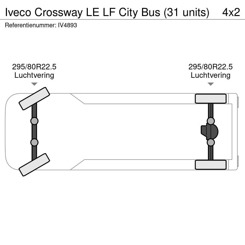 Iveco Crossway LE LF City Bus (31 units) Linnadevahelised bussid