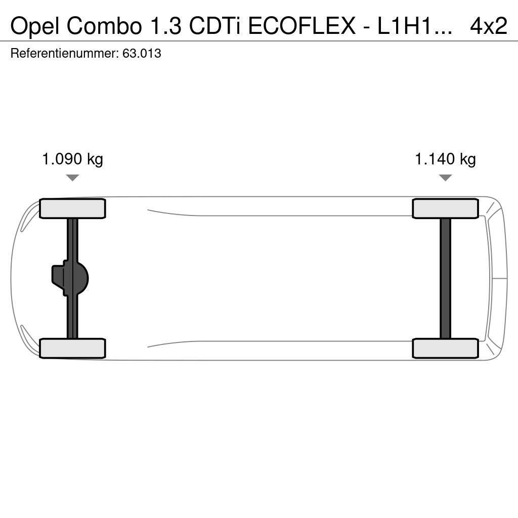 Opel Combo 1.3 CDTi ECOFLEX - L1H1 - AC - Cruise - Hook Furgooniga kaubikud