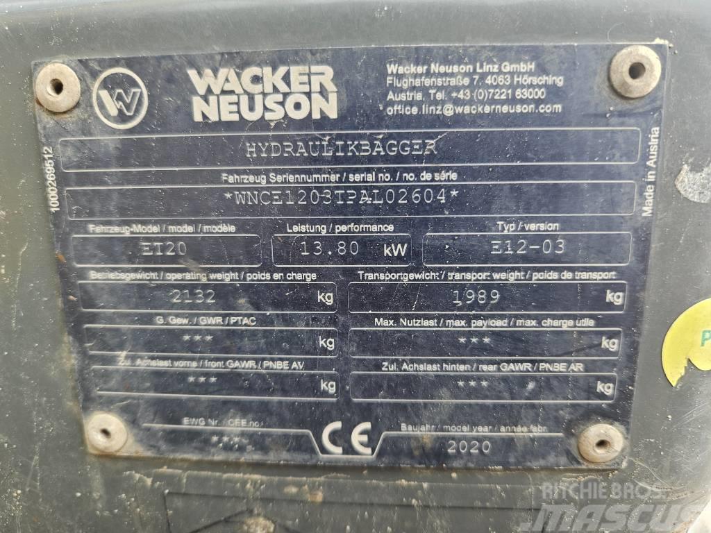 Wacker Neuson ET 20 Miniekskavaatorid < 7 t