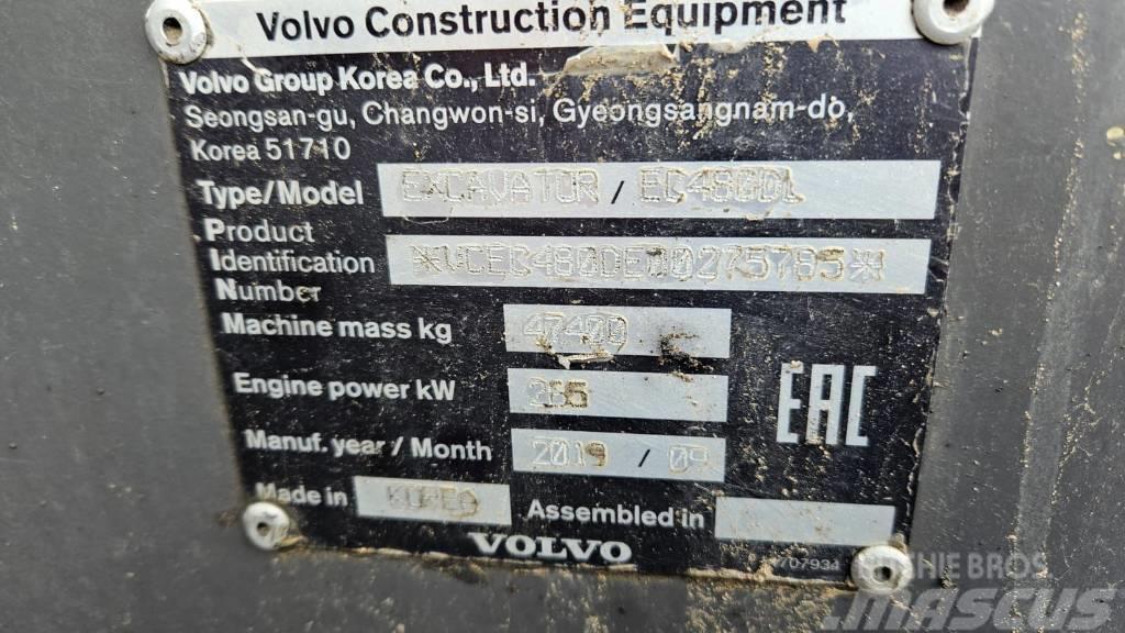 Volvo EC 480 D L Roomikekskavaatorid