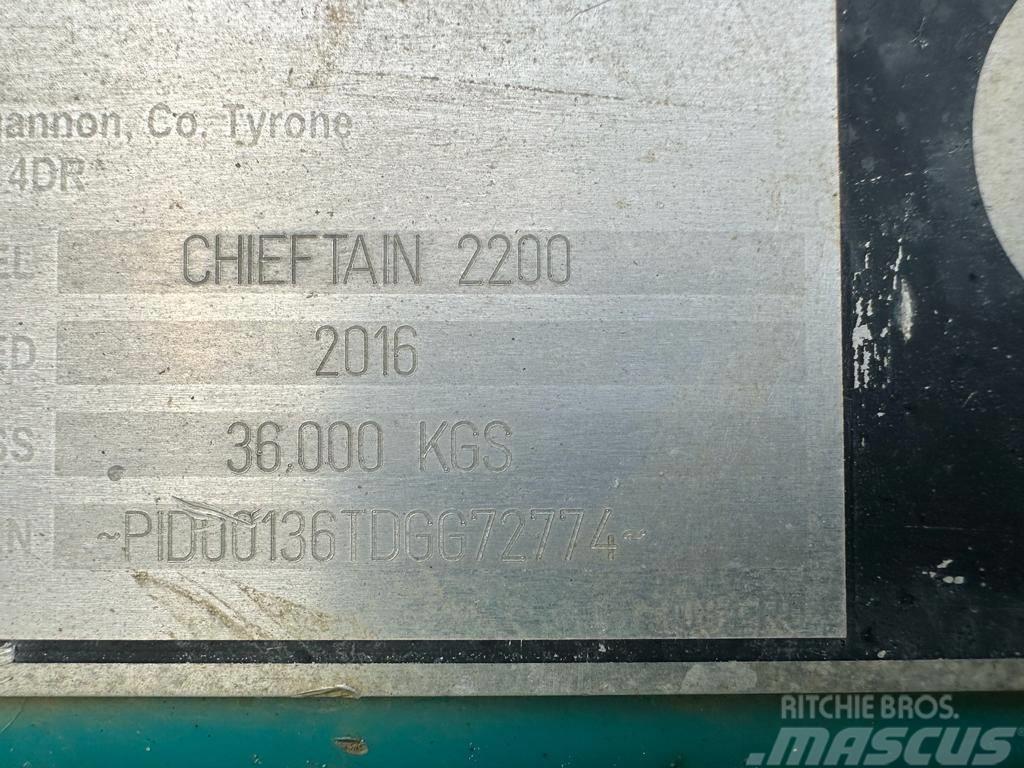 PowerScreen Chieftain 2200 Iseliikuvad sõelad