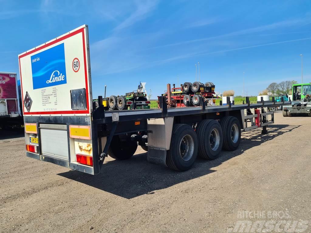 Burg Bpo 12-27 | 3 axle gas container trailer | Bpw dru Madelpoolhaagised