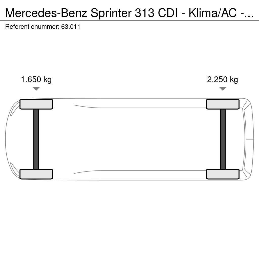 Mercedes-Benz Sprinter 313 CDI - Klima/AC - Joly B9 crane - 5 se Madelkaubikud