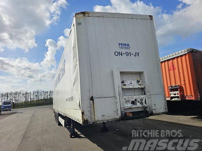 Krone sd | 3 axle mega closed box trailer| damage in fro Muud poolhaagised