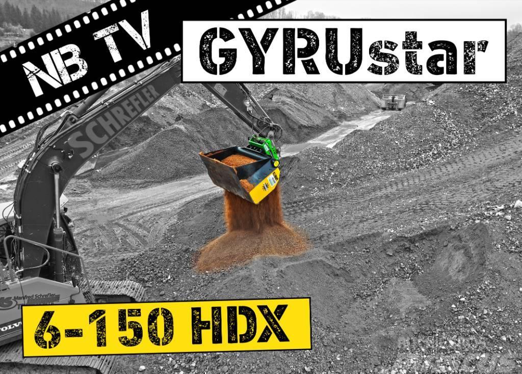 Gyru-Star 6-150HDX (opt Oilquick OQ70/50, Lehnhoff) Sõelumiskopad