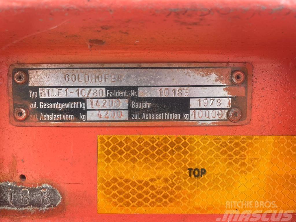 Goldhofer STUE1-10/80 Autoveo poolhaagised