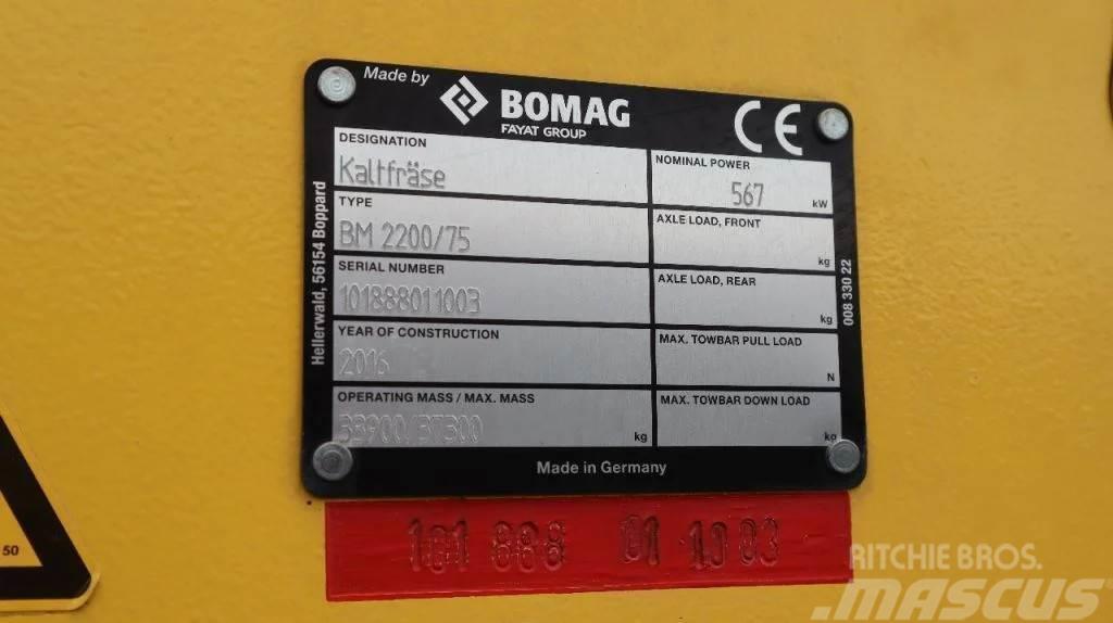 Bomag BM 2200/75 | COLD PLANER | NEW CONDITION! Asfaldi külmfreesimise masinad