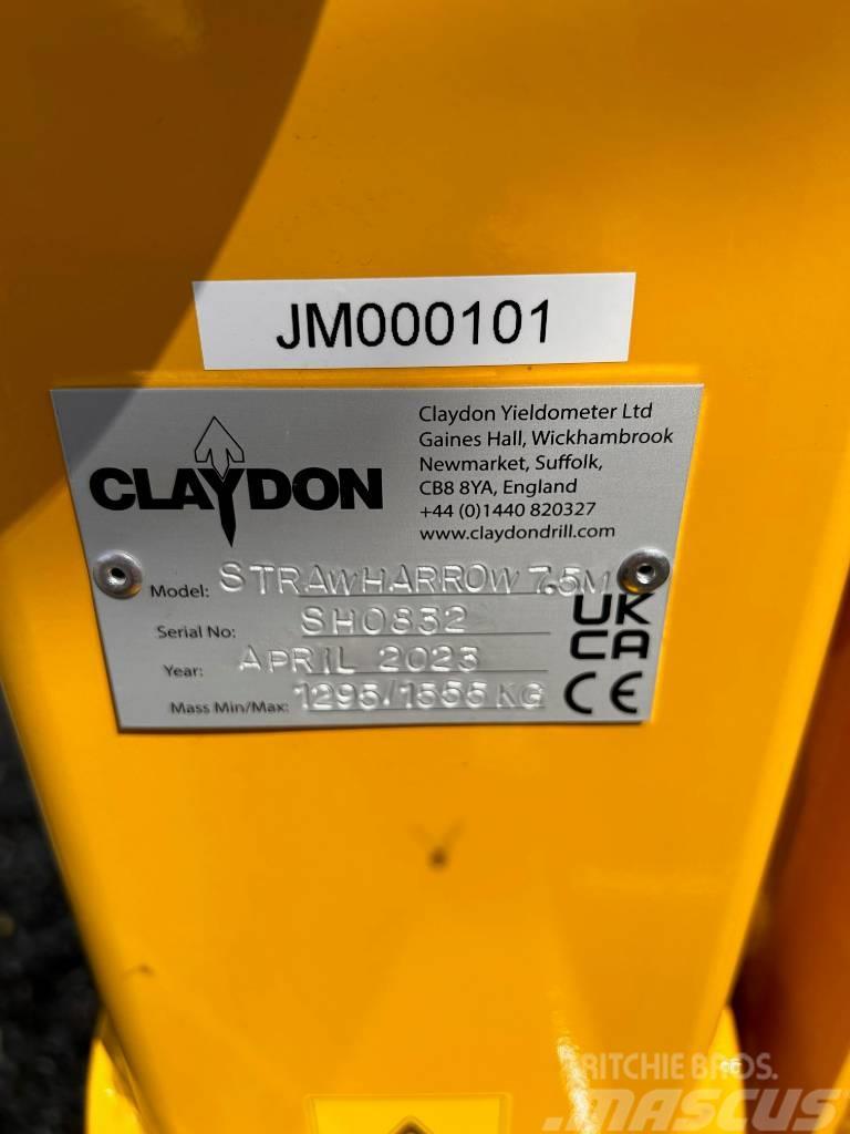 Claydon 7.5m Straw Harrow Äkked