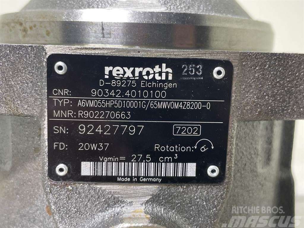 Rexroth A6VM055HP5D10001G-R902270663-Drive motor/Fahrmotor Hüdraulika