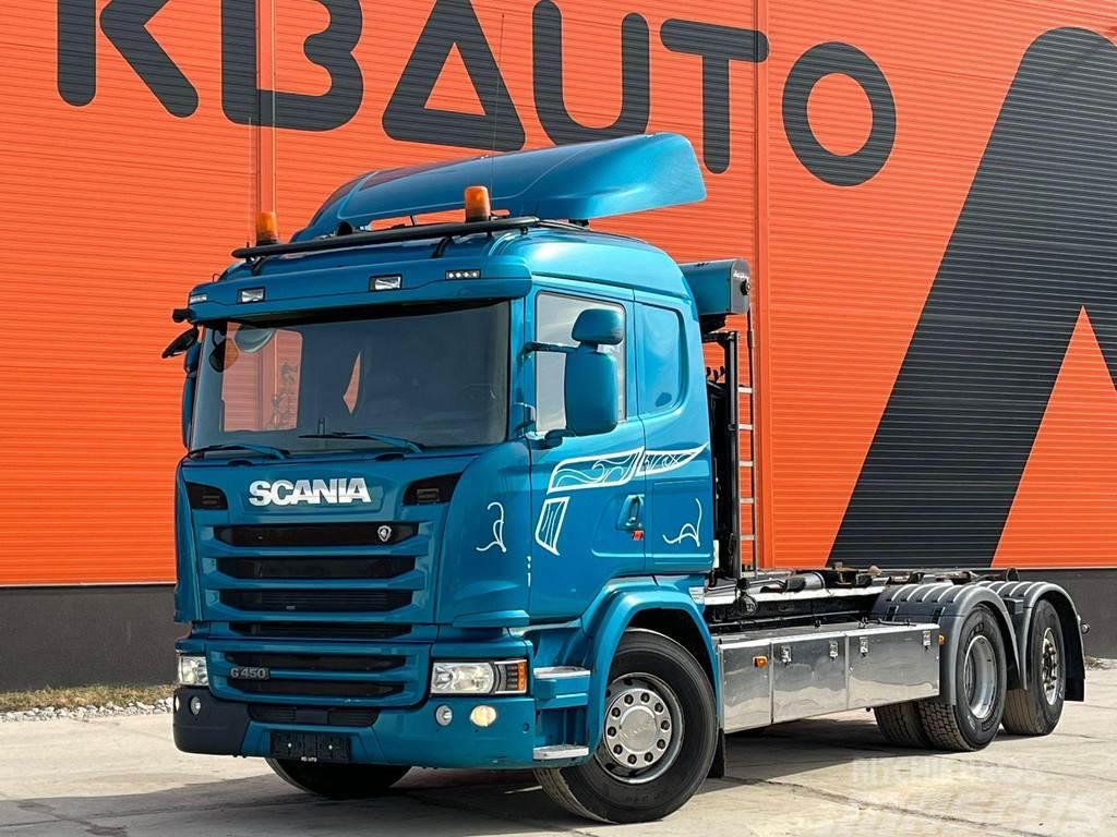 Scania G 450 6x2*4 HIAB XR 20 ton / L=5300 mm Konksliftveokid
