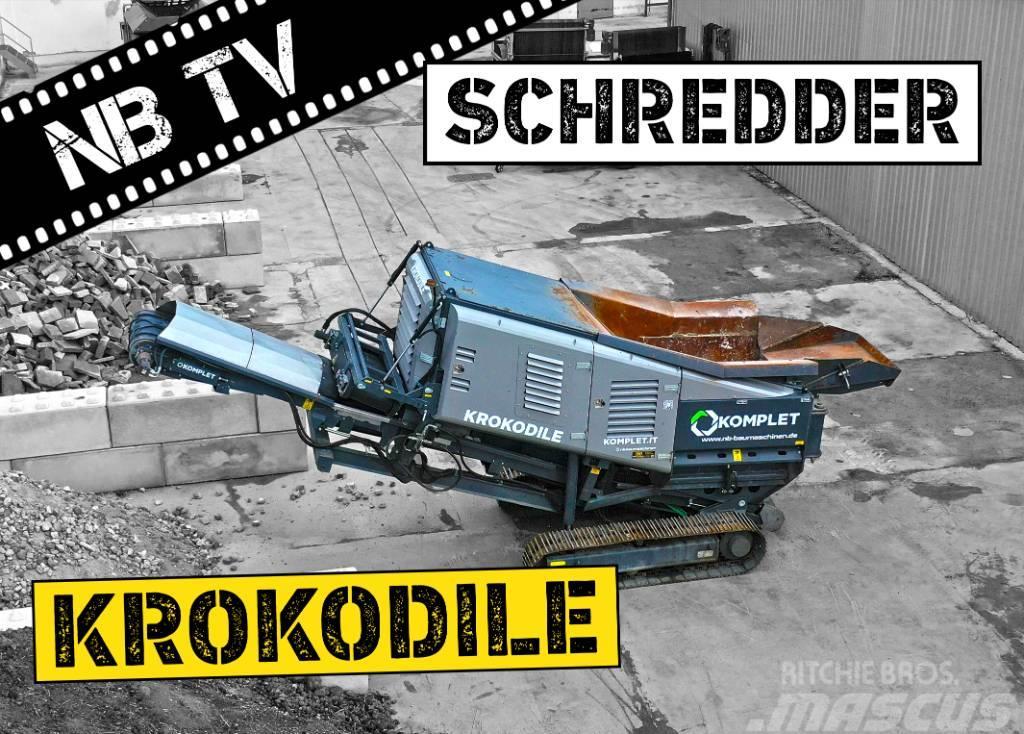 Komplet Mobiler Schredder Krokodile - bis zu 200 t/h Prügipurustajad