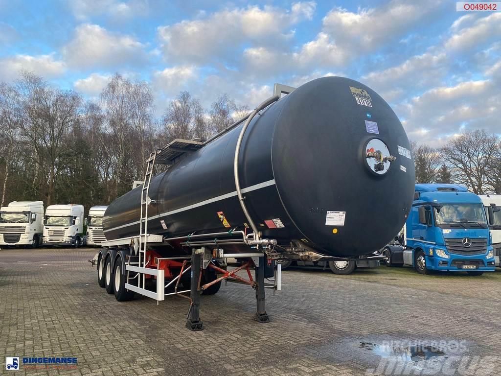Magyar Bitumen tank inox 31 m3 / 1 comp + mixer / ADR 26/ Tsistern poolhaagised