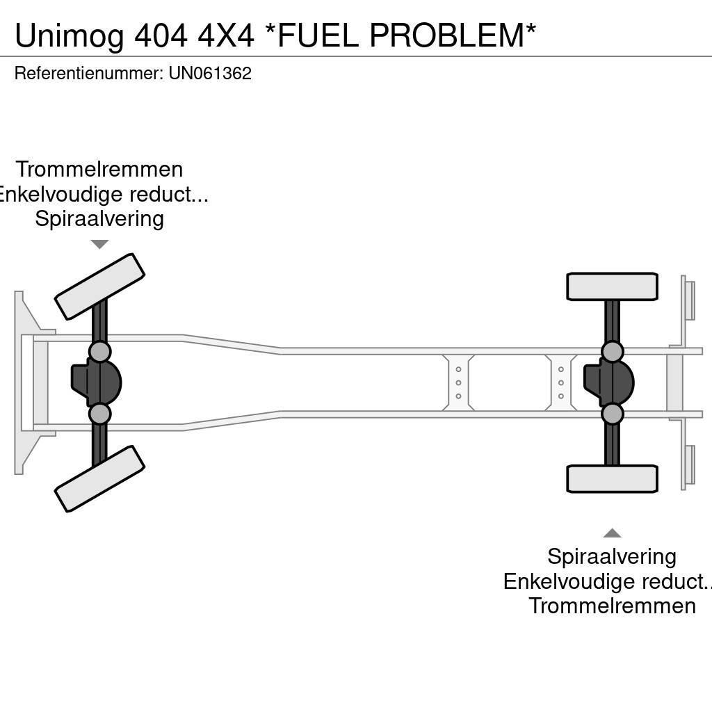 Unimog 404 4X4 *FUEL PROBLEM* Madelautod