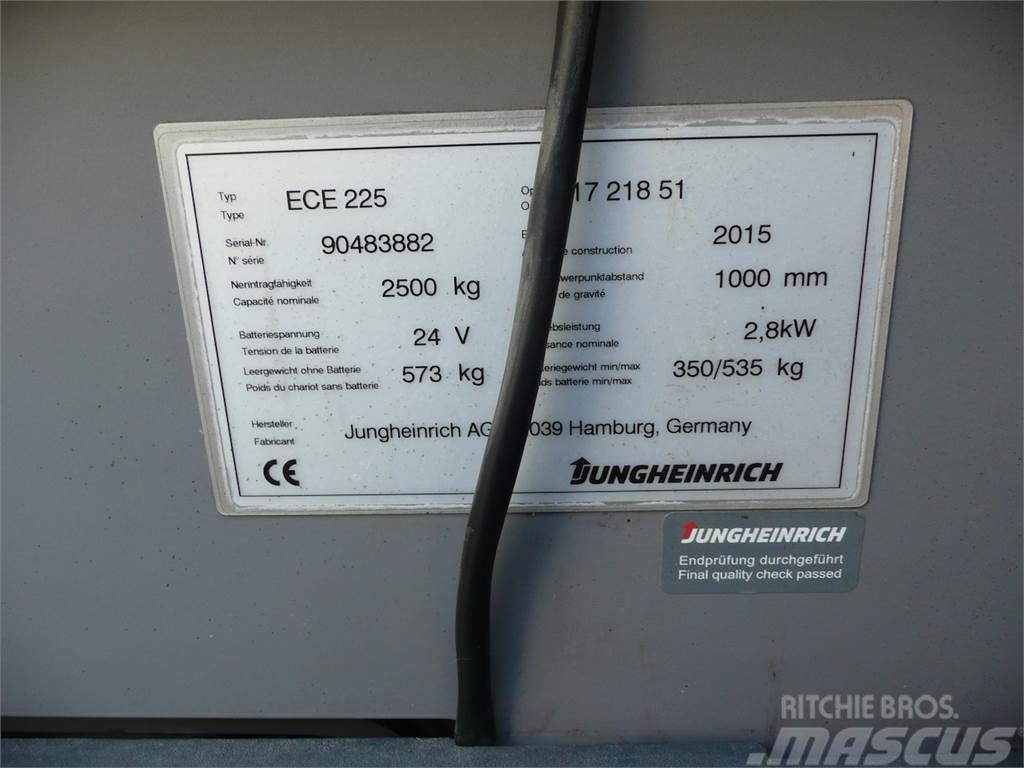 Jungheinrich ECE 225 2380x510mm Madalkomplekteerimistõstuk