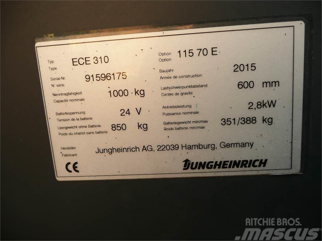 Jungheinrich ECE 310 70 E 1150x560mm Madalkomplekteerimistõstuk