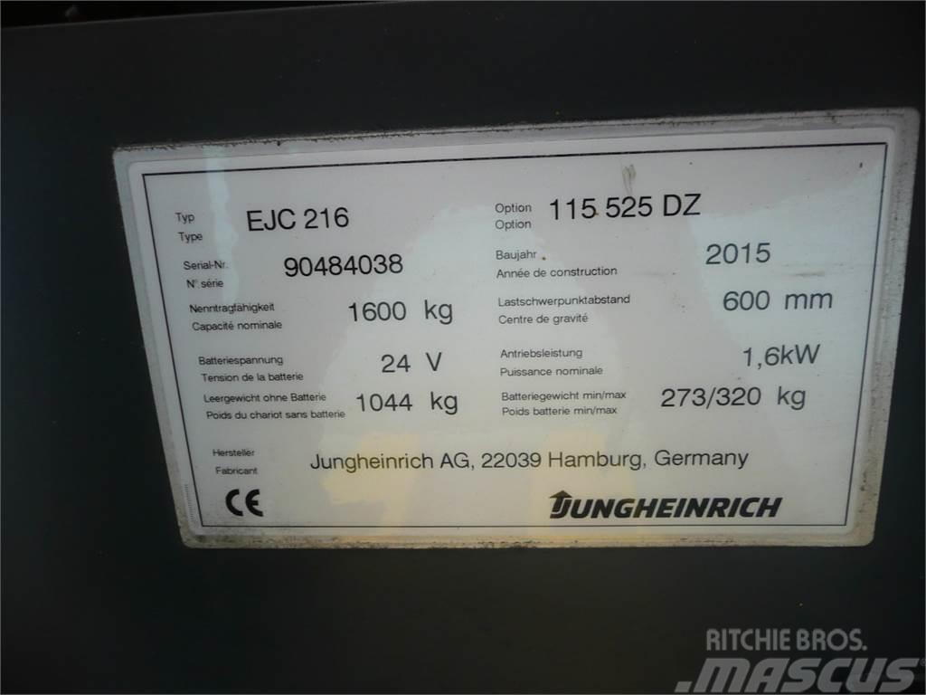 Jungheinrich EJC 216 525 DZ Platvormiga virnastajad