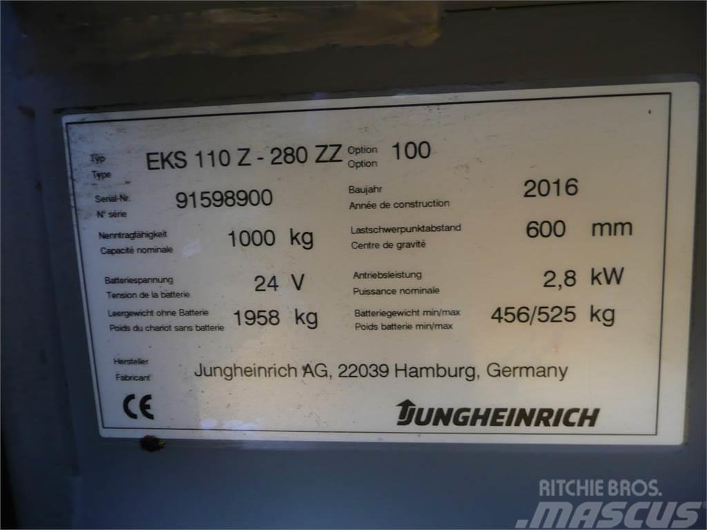Jungheinrich EKS 110 Z 280 ZZ Kõrged komplekteerimistõstukid