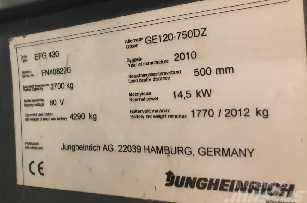 Jungheinrich EFG430 Elektritõstukid